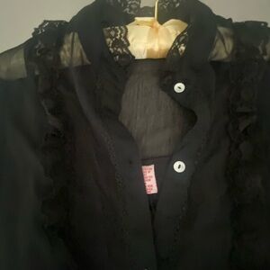 Fire Los Angeles Black dress with slip